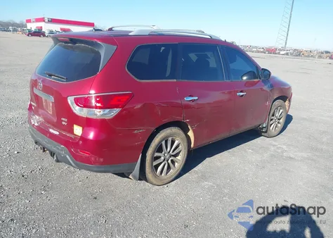 2014 Nissan Pathfinder S/Sv/Sl/Platinum z USA, uszkodzony, nr VIN 5N1AR2MM4EC720793